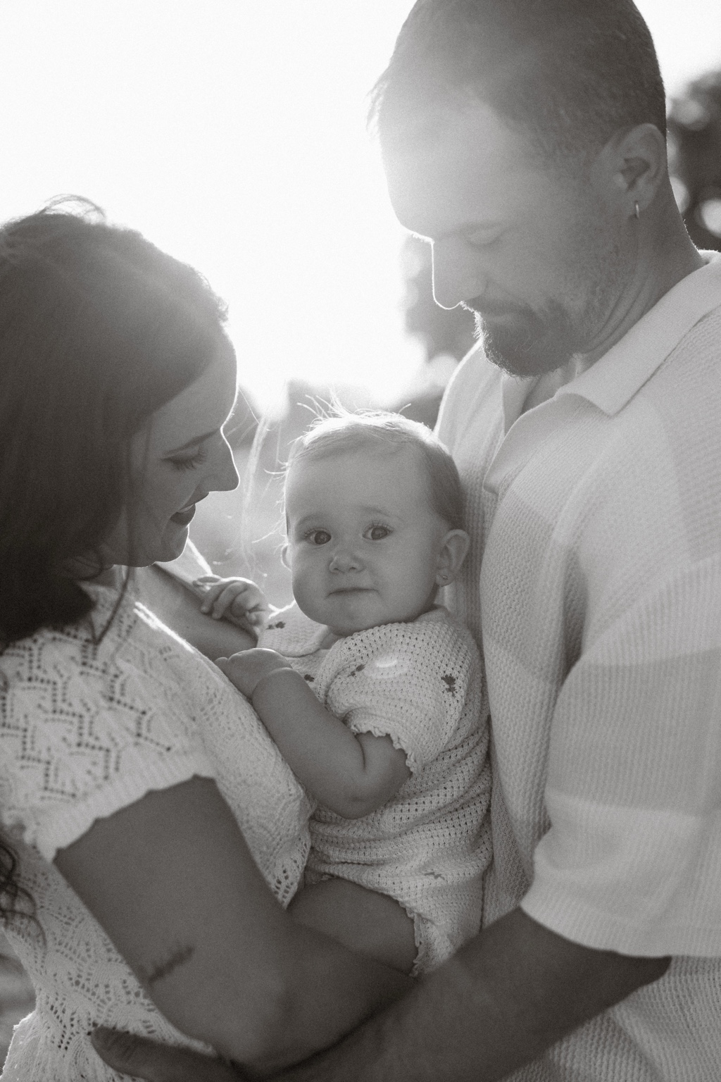 David y Ana Adelina con su pequeña
